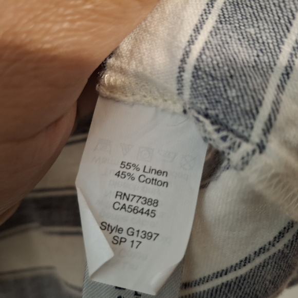 Medewell Striped Navy and White Top. - Picture 5 of 5